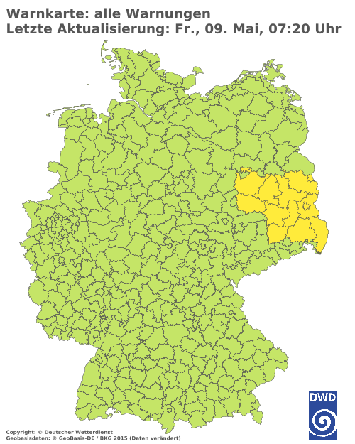 Aktuelle Wetterwarnungen für  Passau